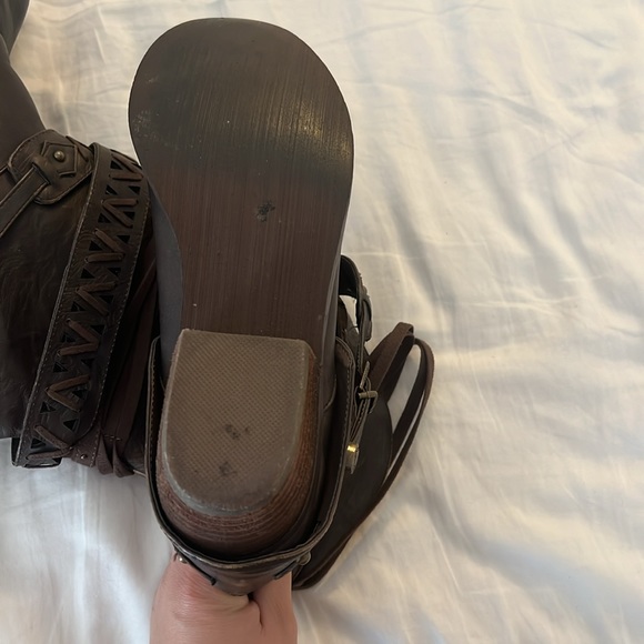 Not Rated Naoni taupe/brown western bootie size 8 - Picture 6 of 7